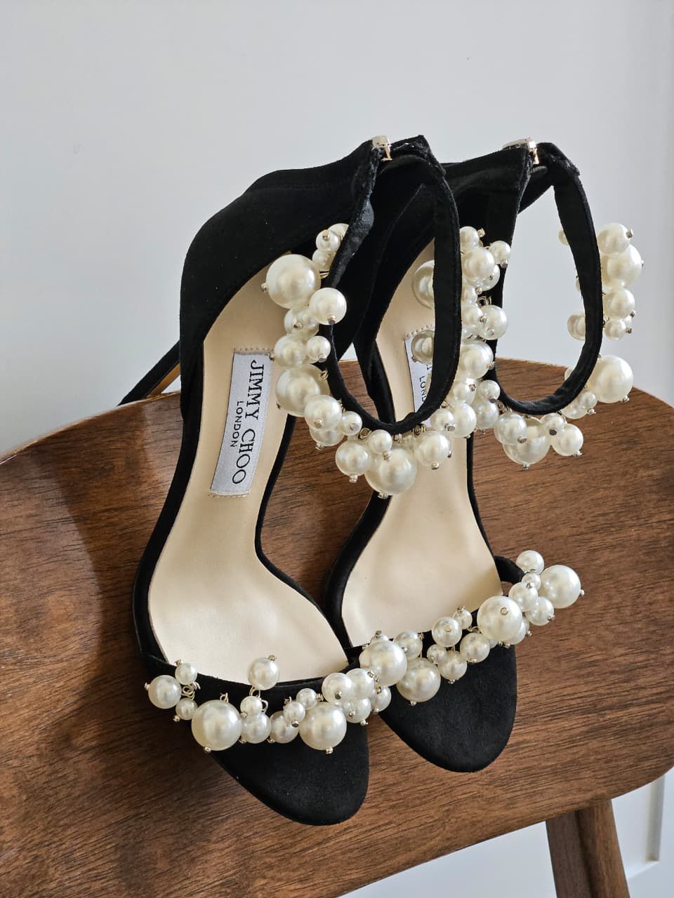 Jimmy Choo Maisel 100 Embellished Leather Sandals - 9