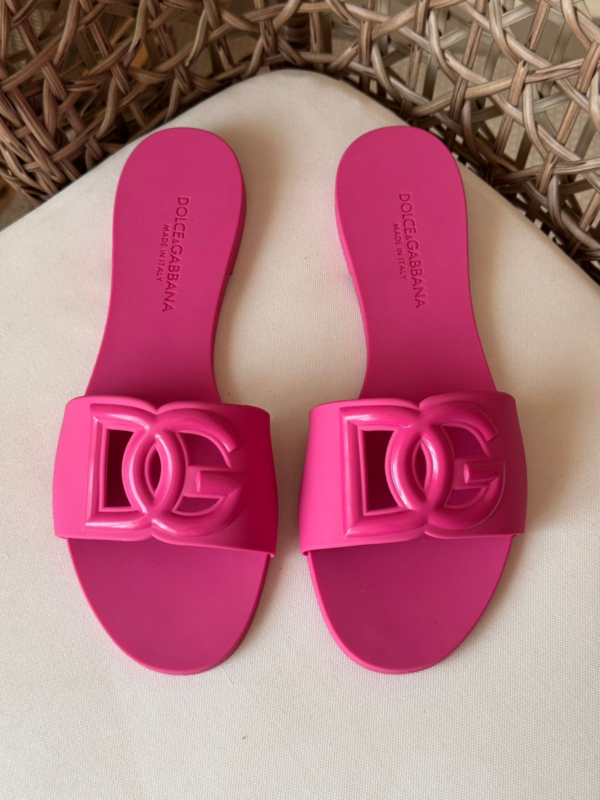 Dolce&Gabbana DG rubber slides - 5