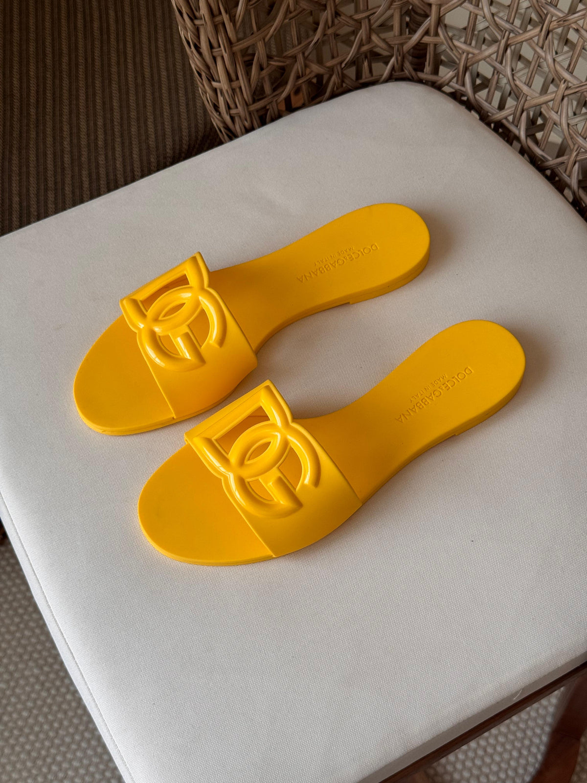 Dolce&Gabbana DG rubber slides - 8