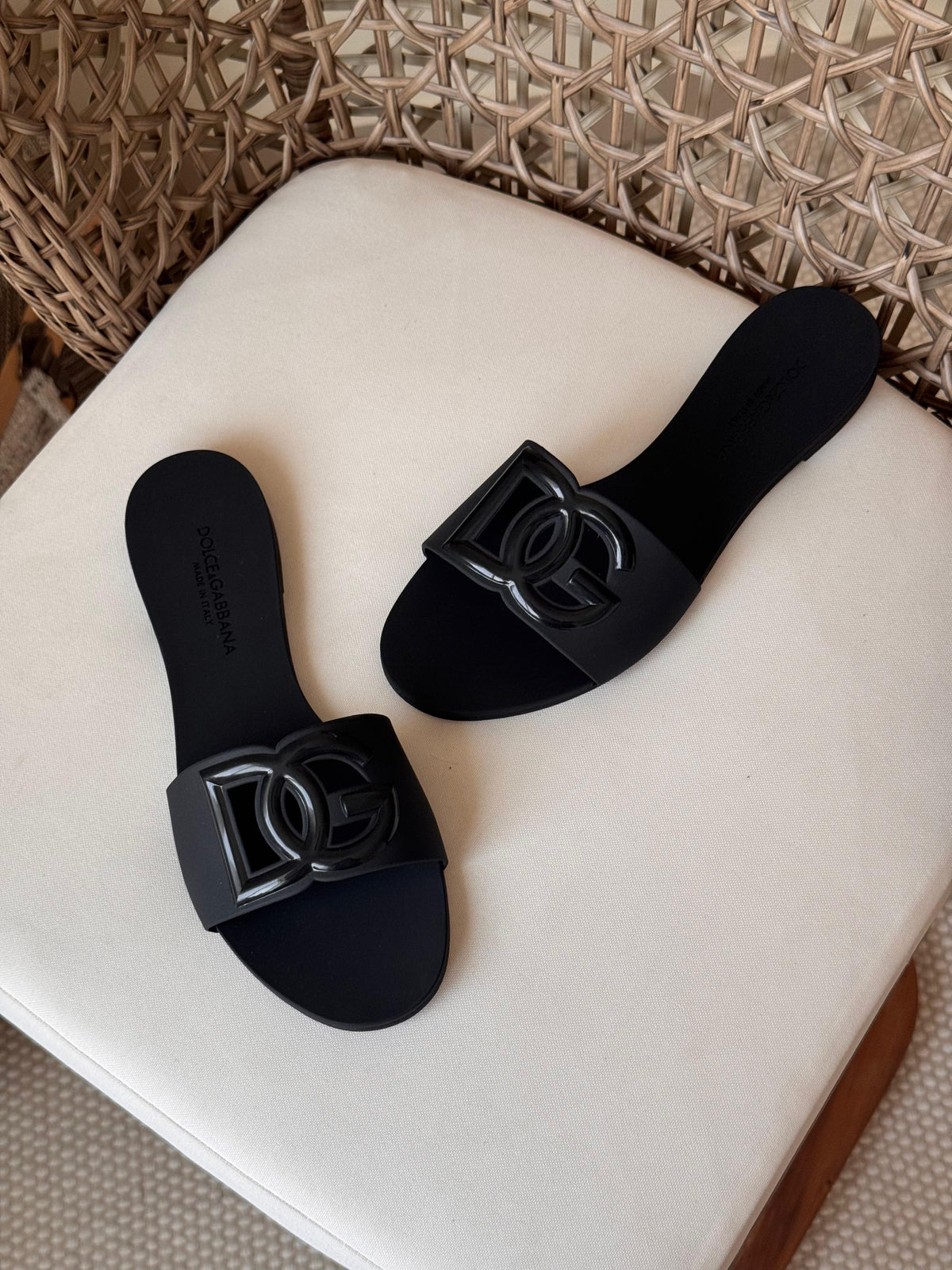 Dolce&Gabbana DG rubber slides - 2