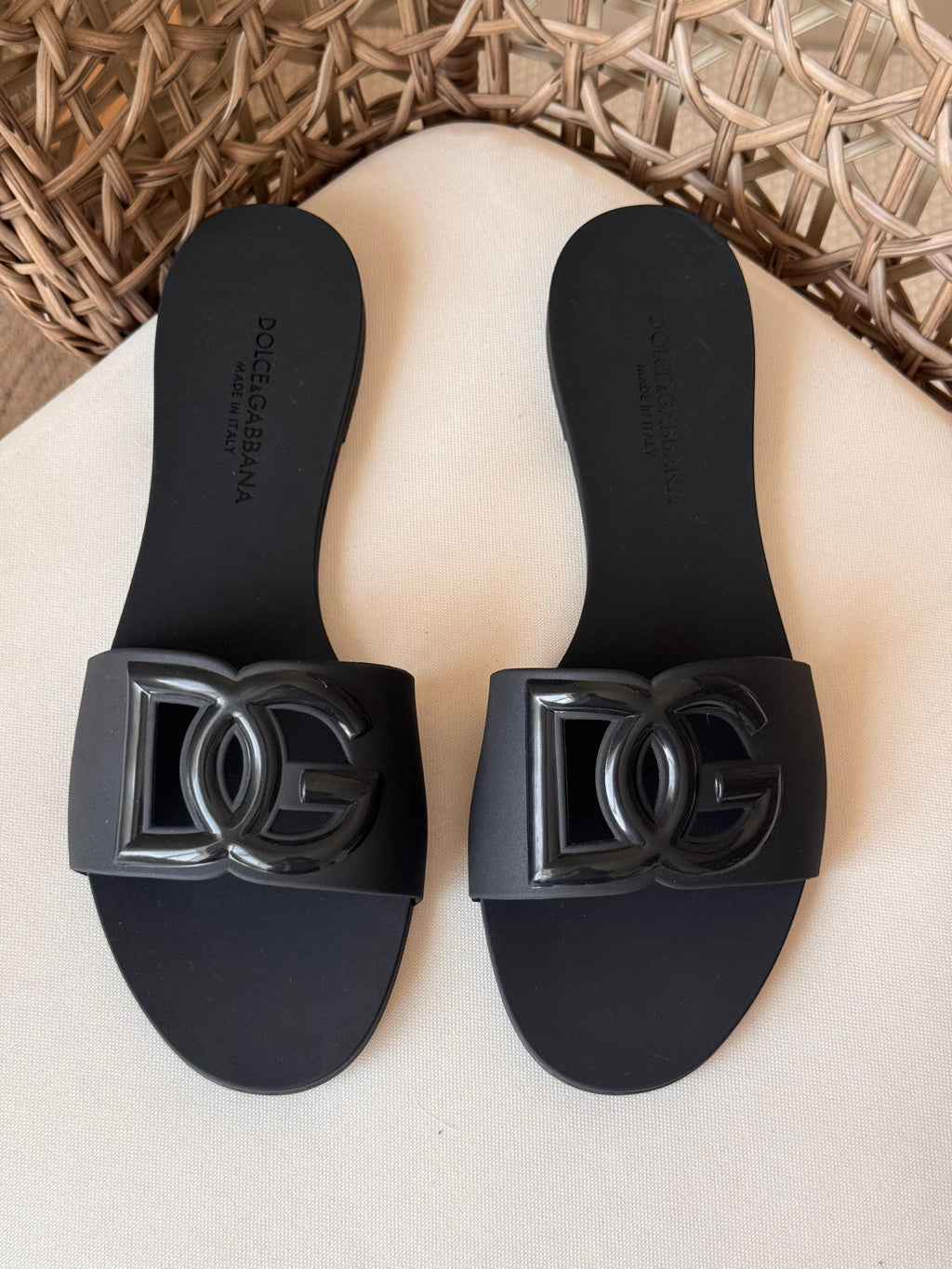 Dolce&Gabbana DG rubber slides - 10