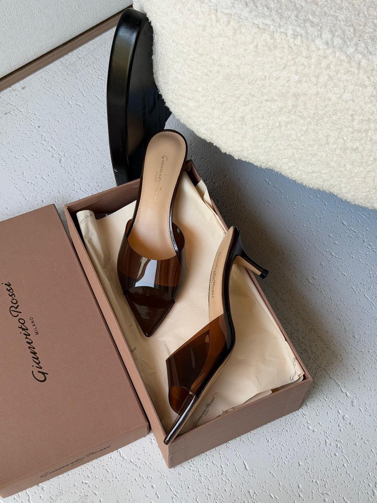 Gianvito Rossi Ellle 55 Mules - 23