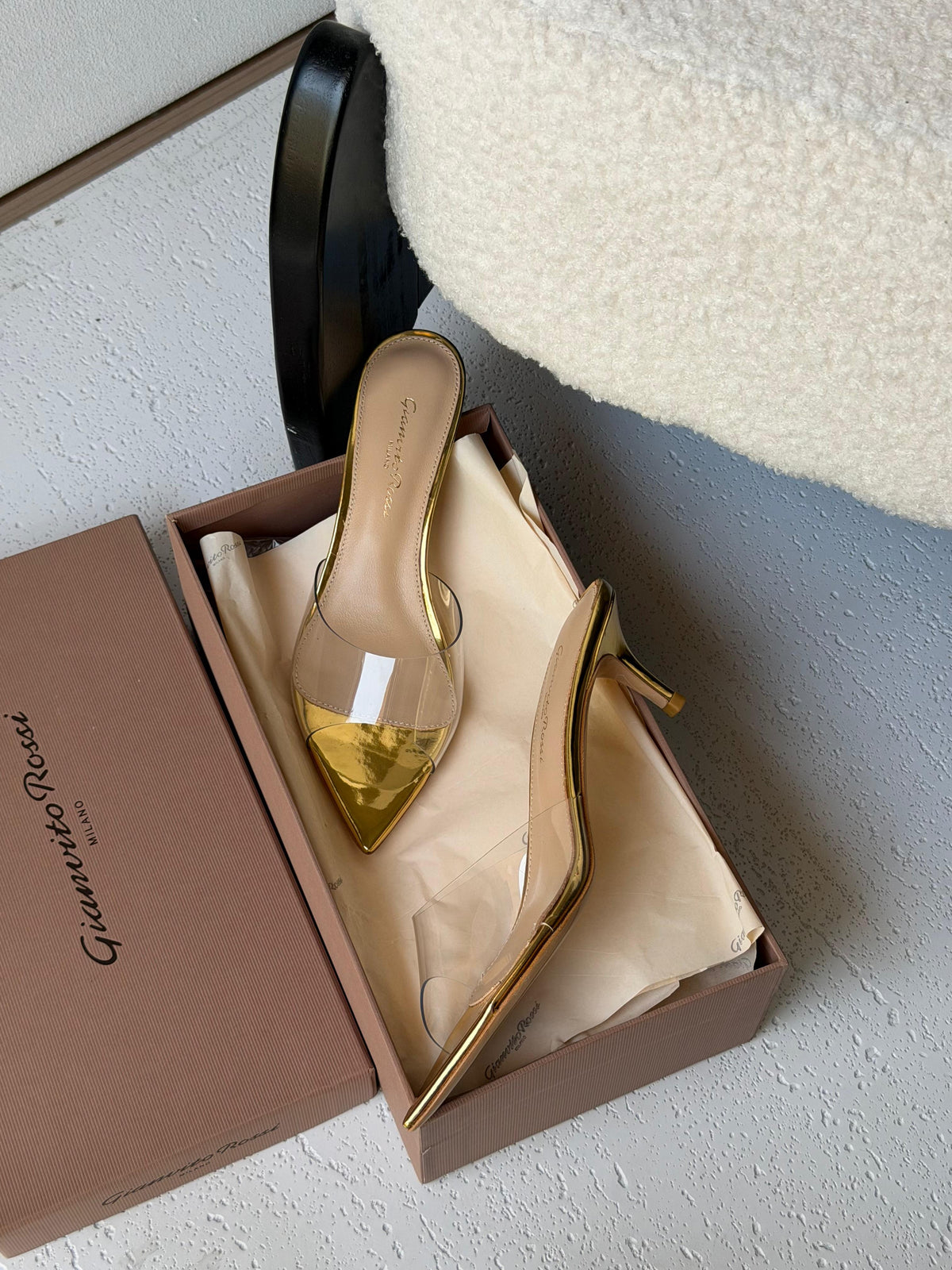 Gianvito Rossi Ellle 55 Mules - 5