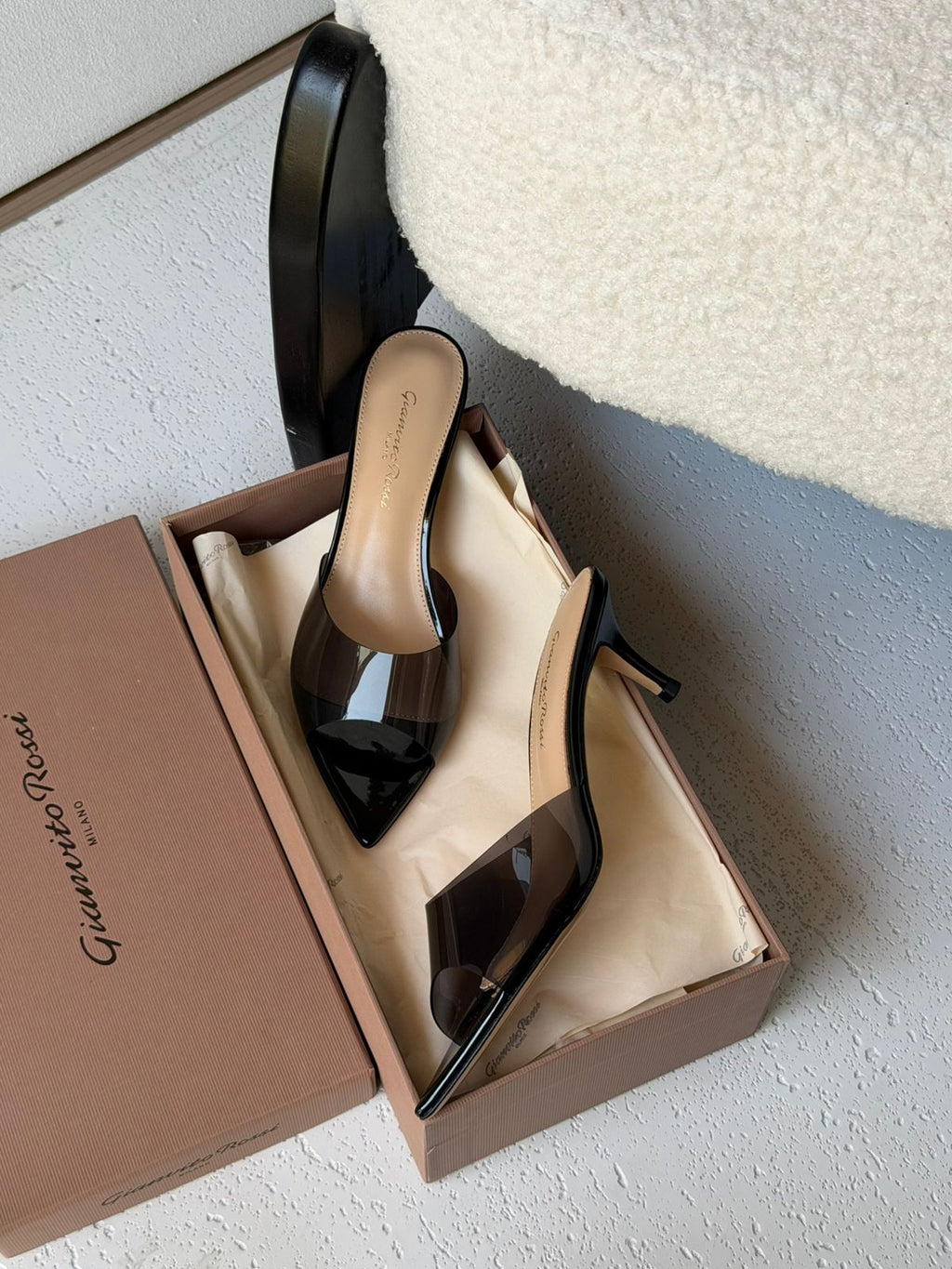 Gianvito Rossi Ellle 55 Mules - 16