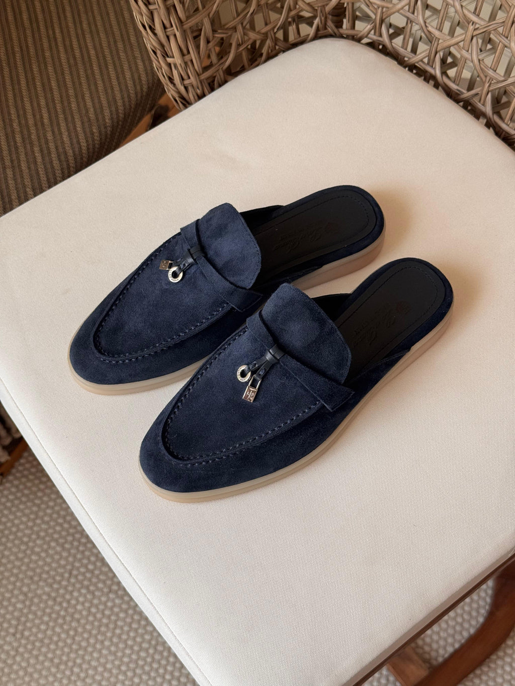 LORO PIANA Babouche Charms Walk Loafers - 7