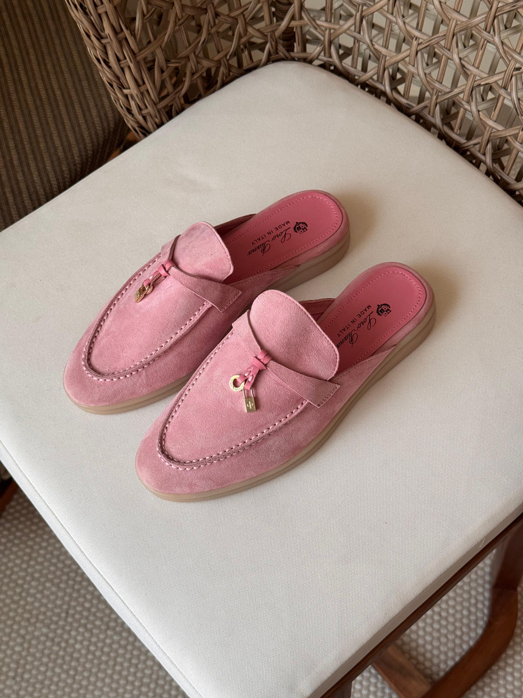 LORO PIANA Babouche Charms Walk Loafers - 5