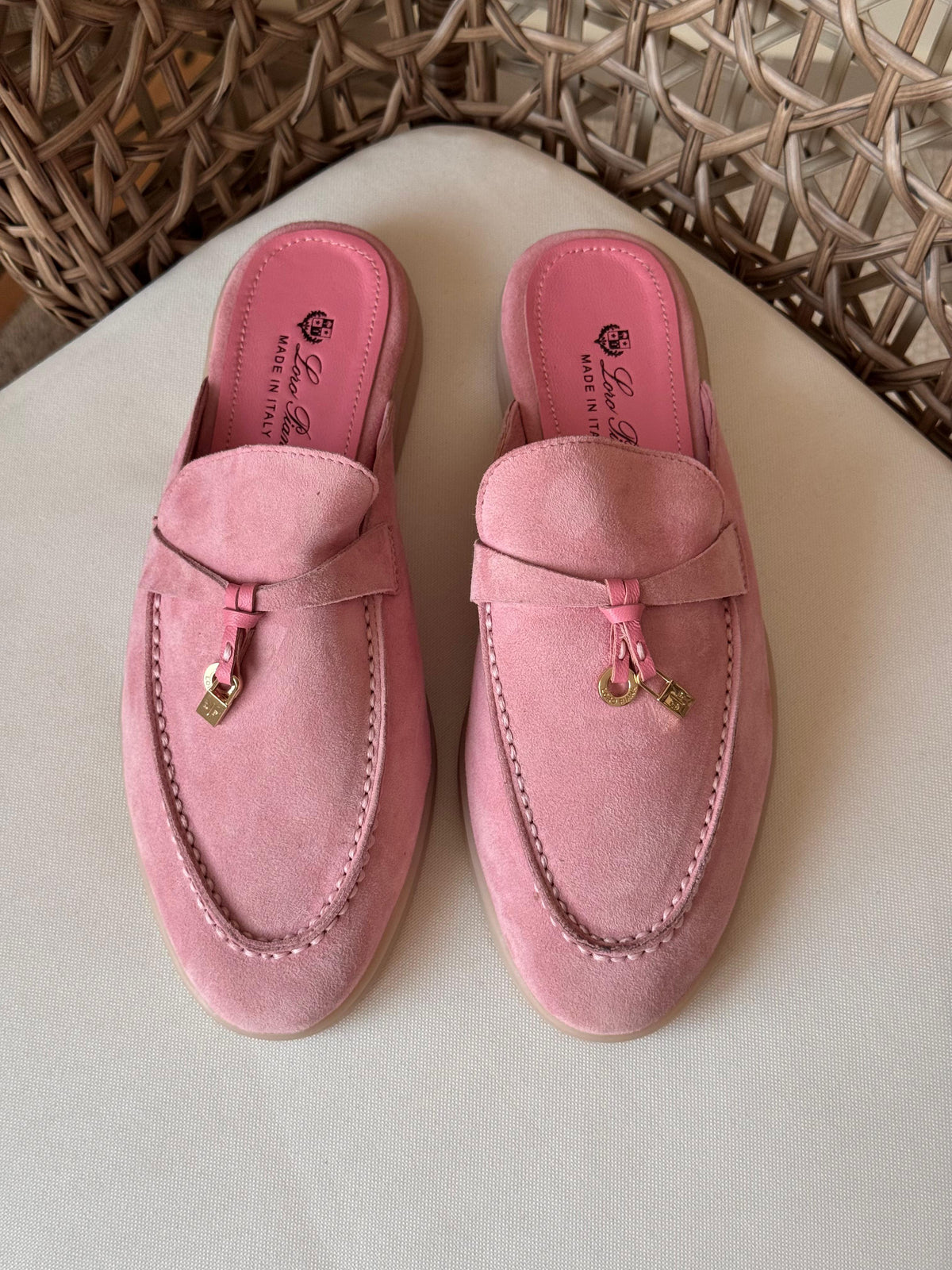 LORO PIANA Babouche Charms Walk Loafers - 4