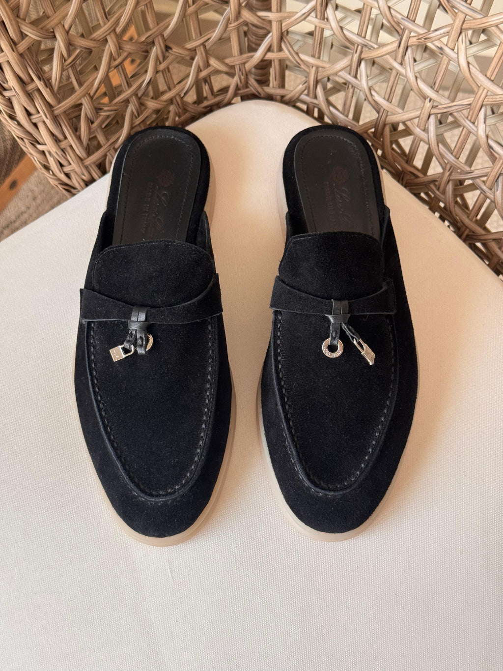 LORO PIANA Babouche Charms Walk Loafers - 3