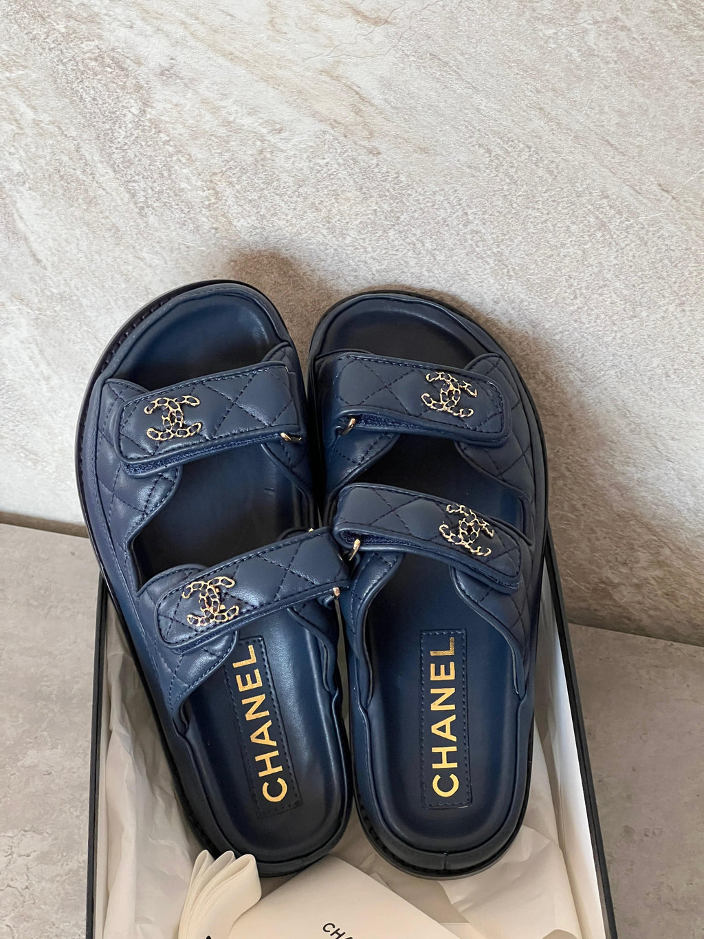 Chanel Flat Sandals - 9