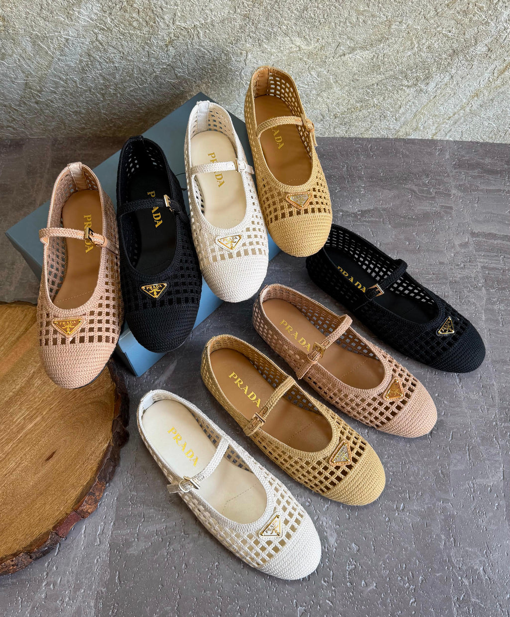 Prada Crochet ballerinas - 9
