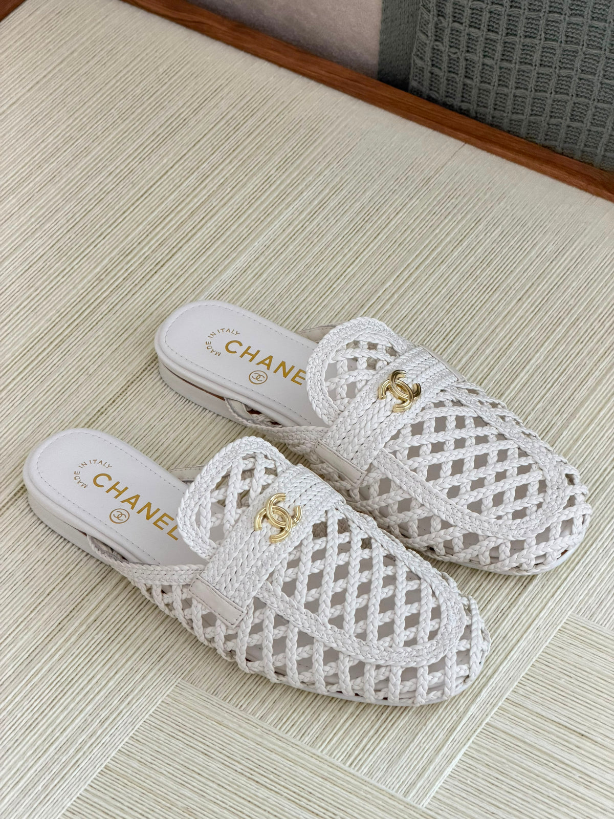 Chanel Mocassins Mules- Lambskin - 5