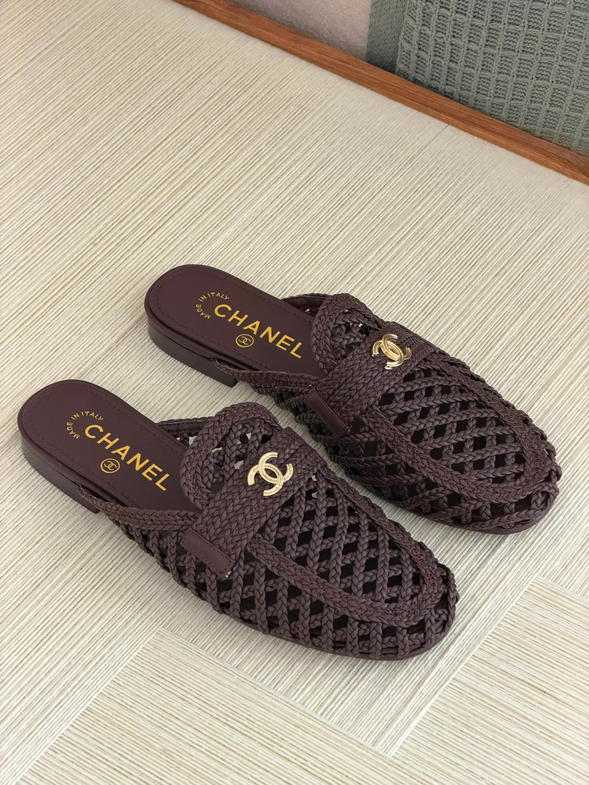 Chanel Mocassins Mules- Lambskin - 3