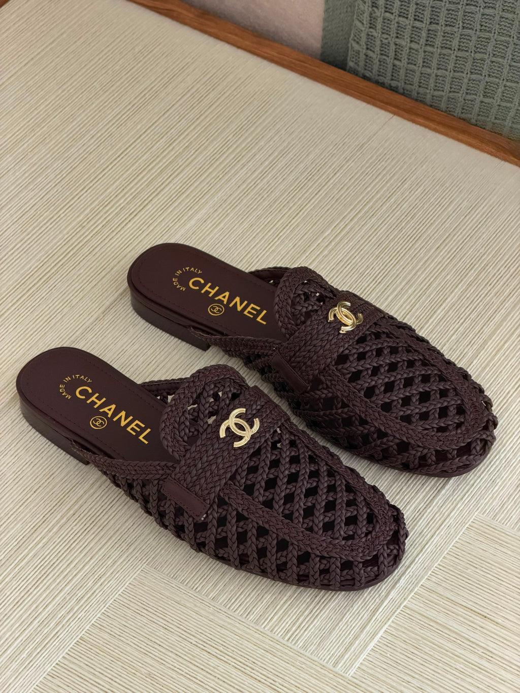 Chanel Mocassins Mules- Lambskin - 4