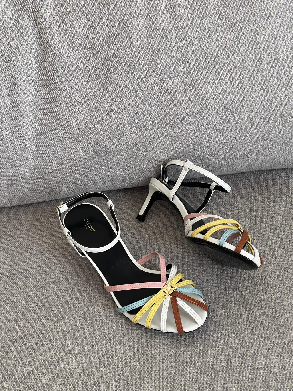 CELINE TRIOMPHE SANDAL IN LAMBSKIN