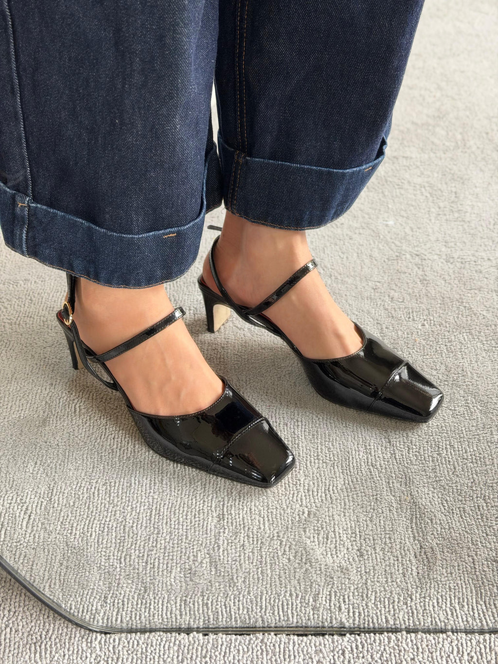 Chanel Slingbacks in Patent Calfskin - 6