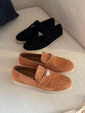 Prada Suede Leather Loafers