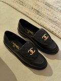 Chanel Pre-Loved Interlocking CC loafers