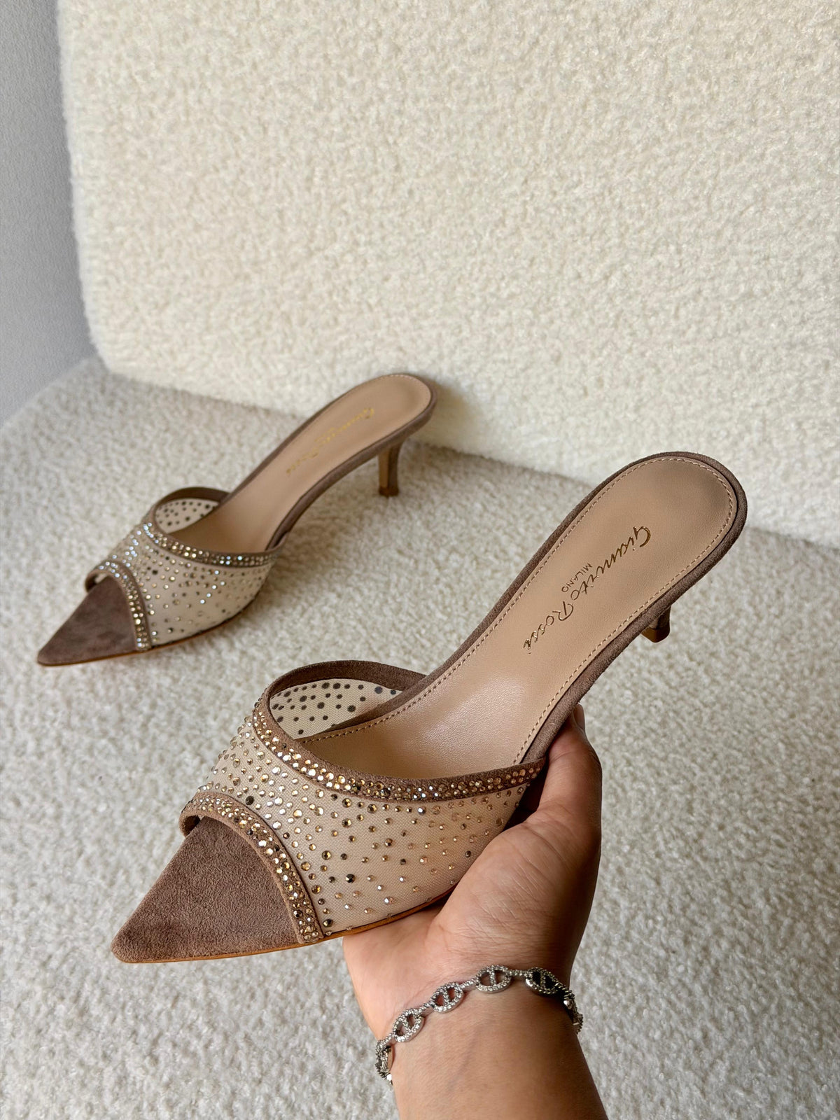 Gianvito Rossi Rania 55 Embellished Mules - 15