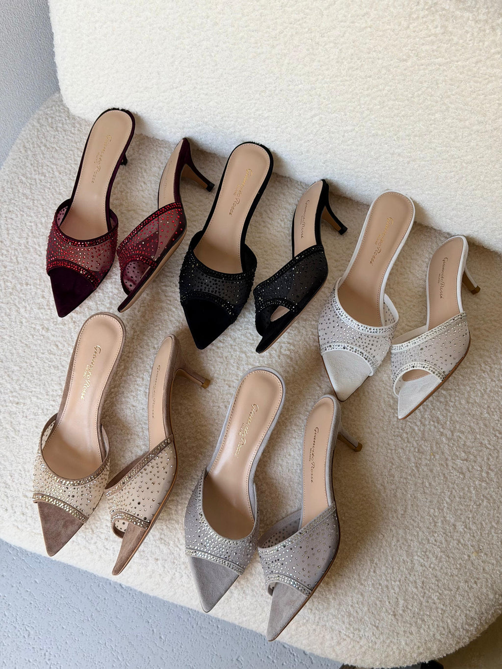 Gianvito Rossi Rania 55 Embellished Mules - 5