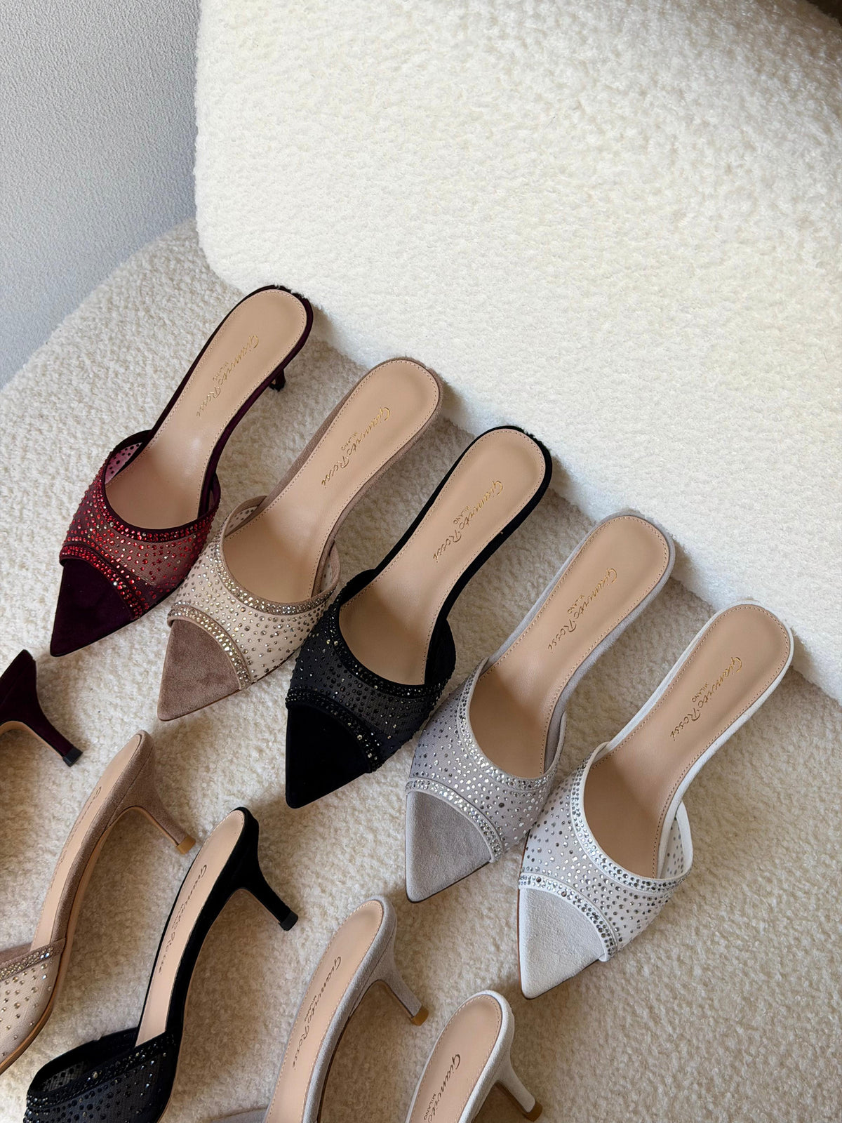 Gianvito Rossi Rania 55 Embellished Mules - 4