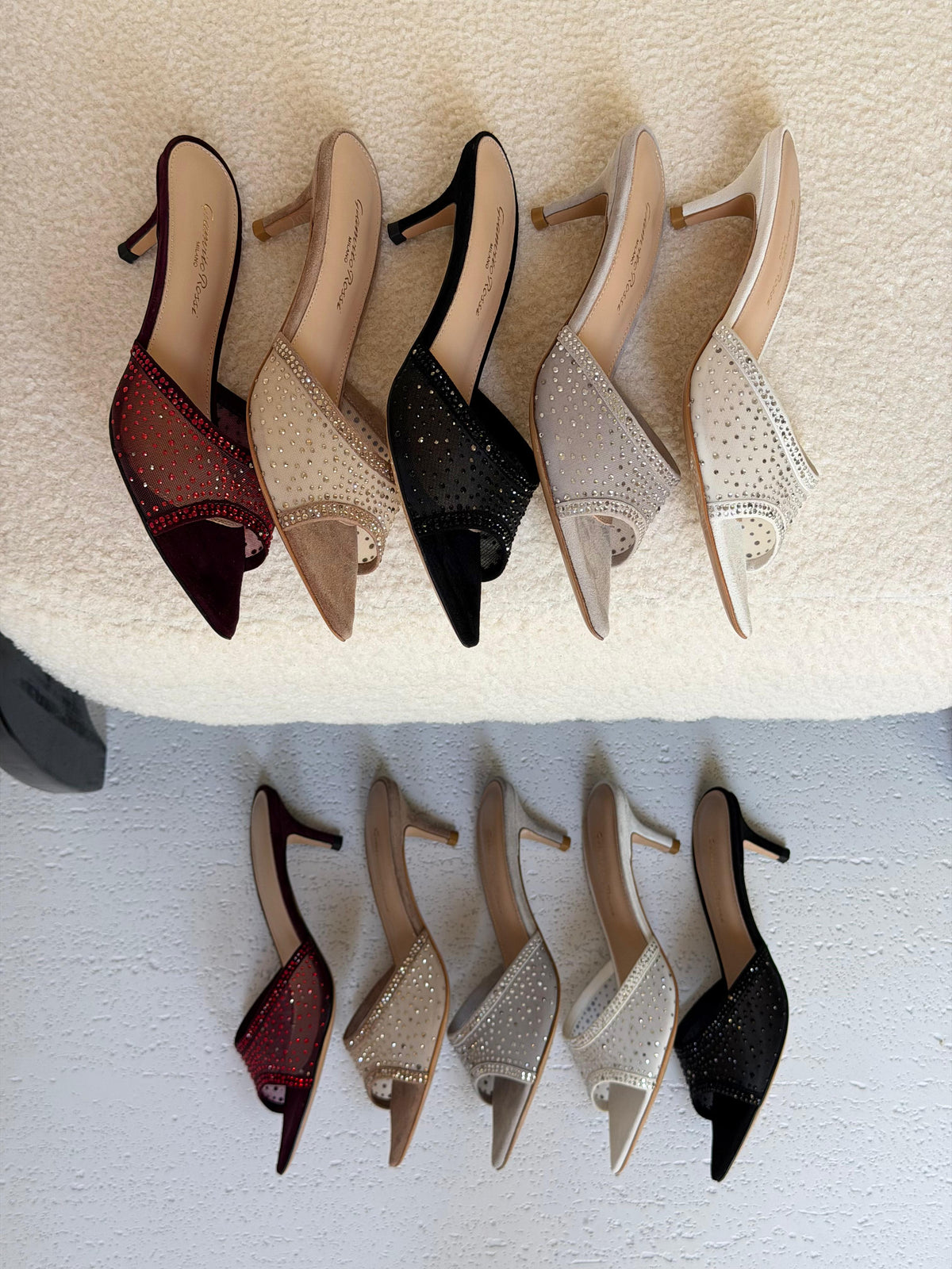 Gianvito Rossi Rania 55 Embellished Mules
