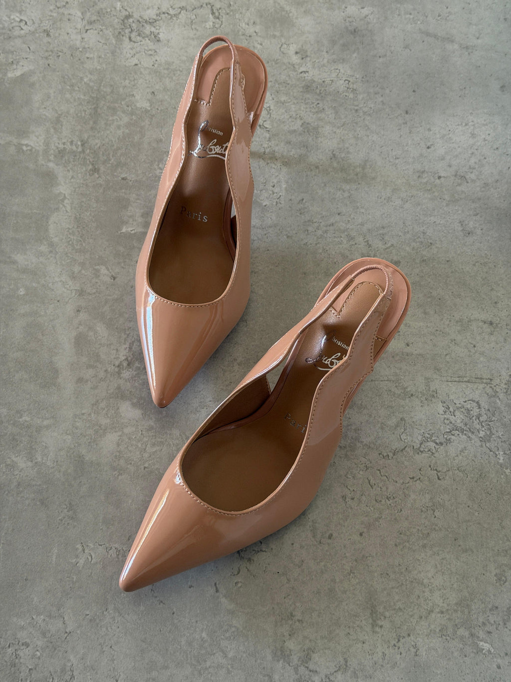 Christian Louboutin Neutral Hot Chick 70 Pumps - 7