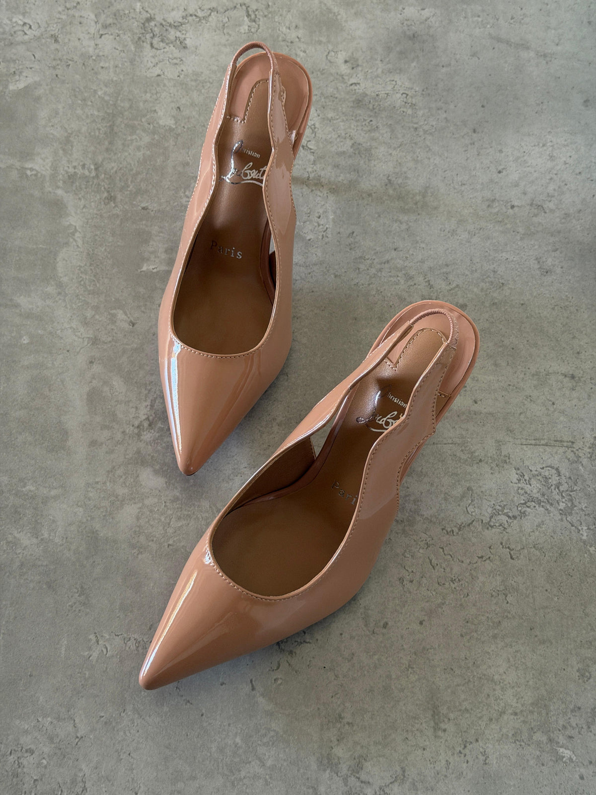 Christian Louboutin Neutral Hot Chick 70 Pumps - 7