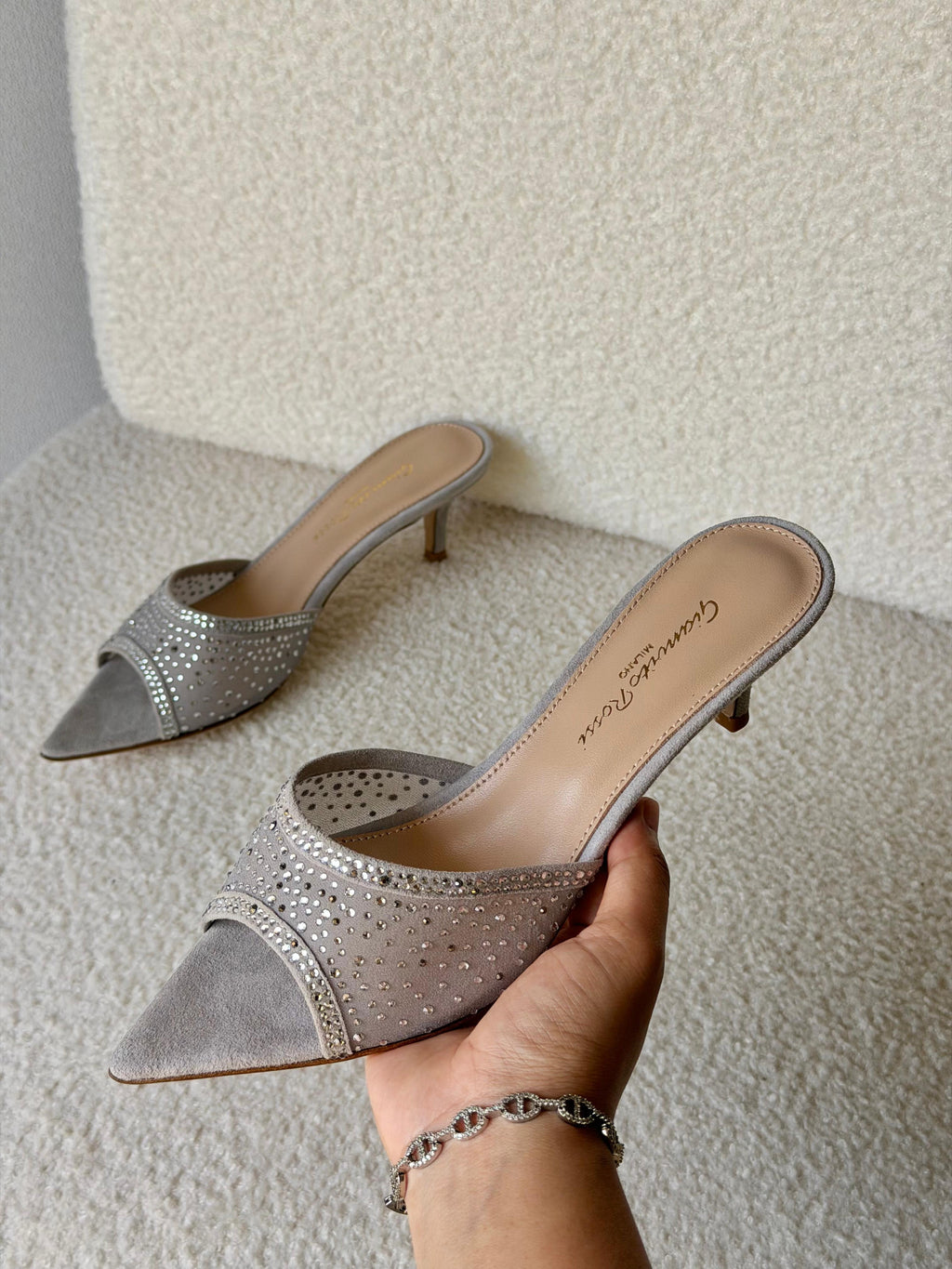 Gianvito Rossi Rania 55 Embellished Mules - 17