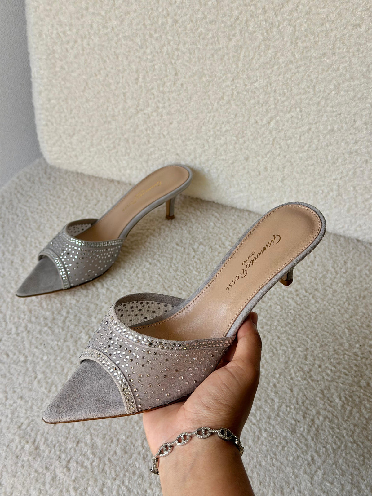 Gianvito Rossi Rania 55 Embellished Mules - 17