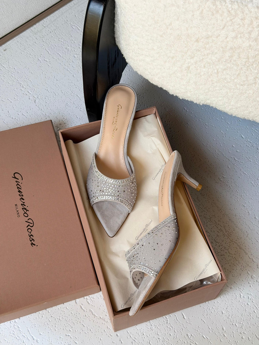 Gianvito Rossi Rania 55 Embellished Mules - 16