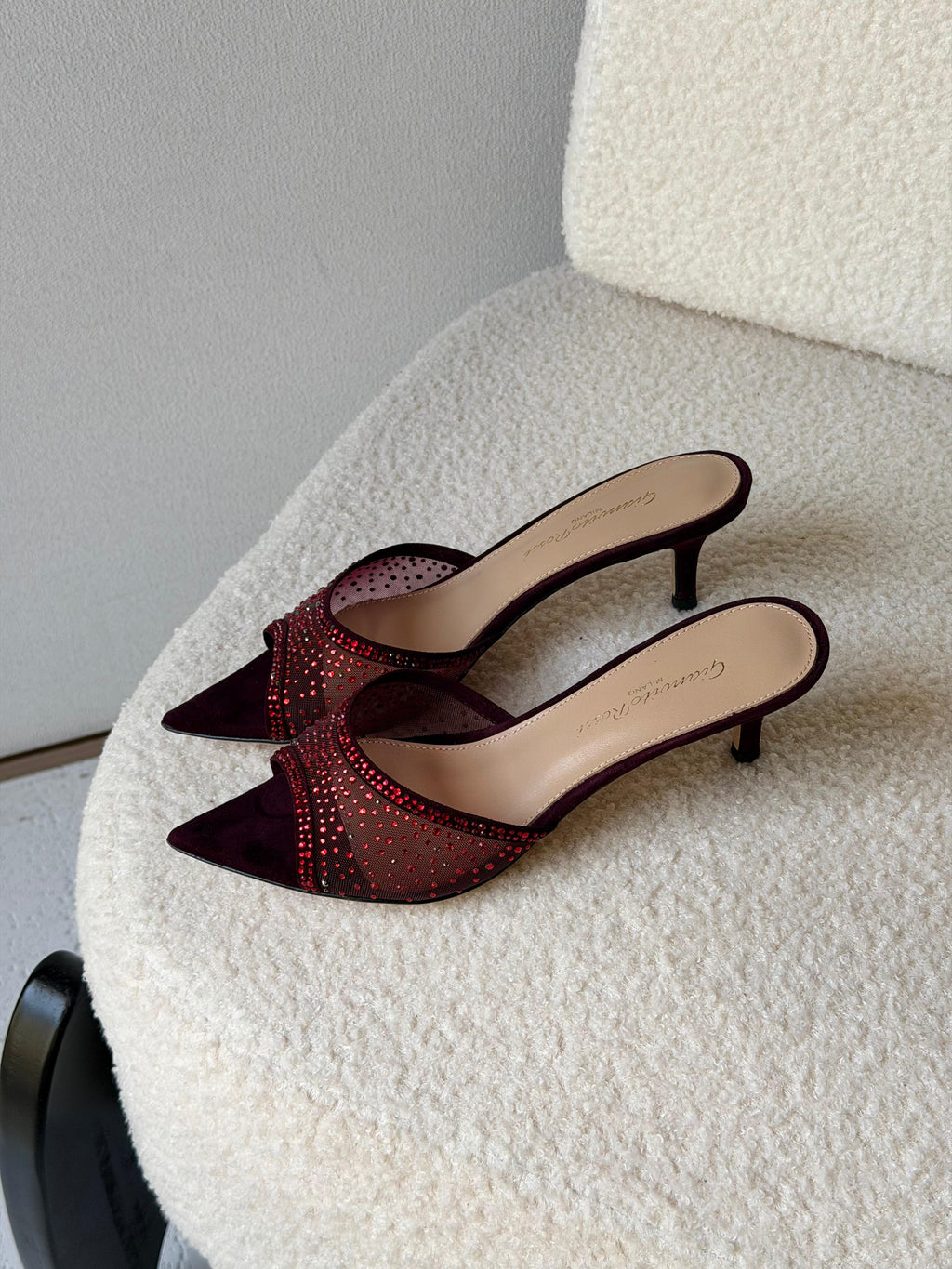 Gianvito Rossi Rania 55 Embellished Mules - 3