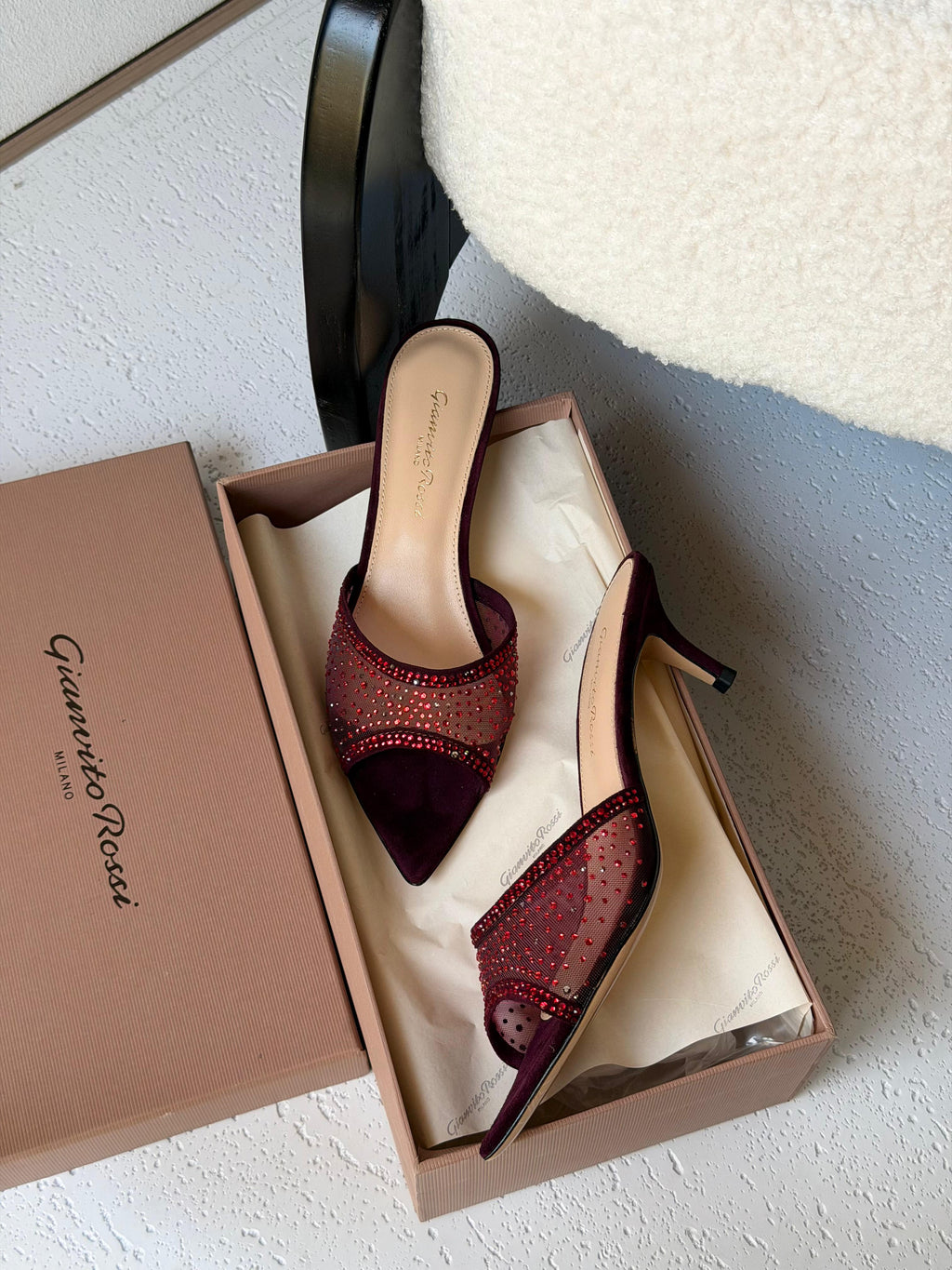 Gianvito Rossi Rania 55 Embellished Mules - 11