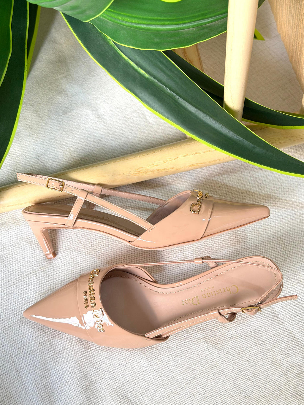 Dior Slingback Pumps Patent Calfskin - 2
