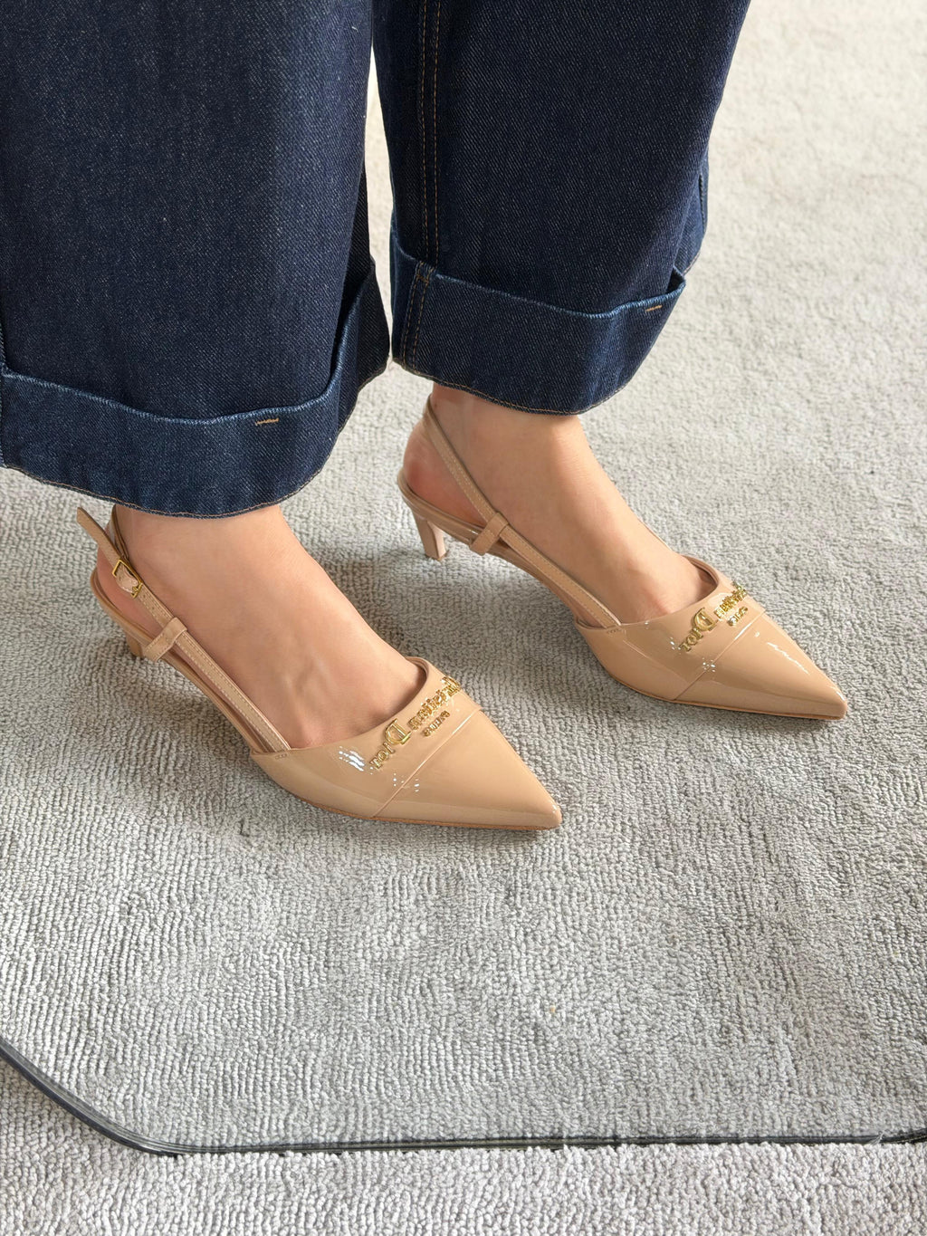 Dior Slingback Pumps Patent Calfskin - 7