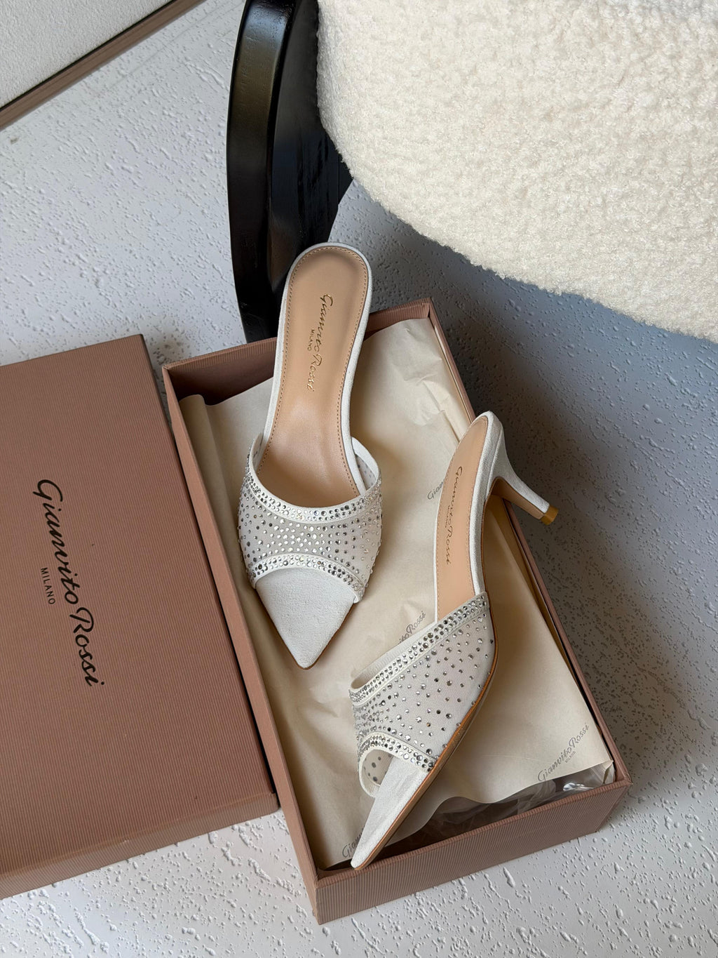 Gianvito Rossi Rania 55 Embellished Mules - 8