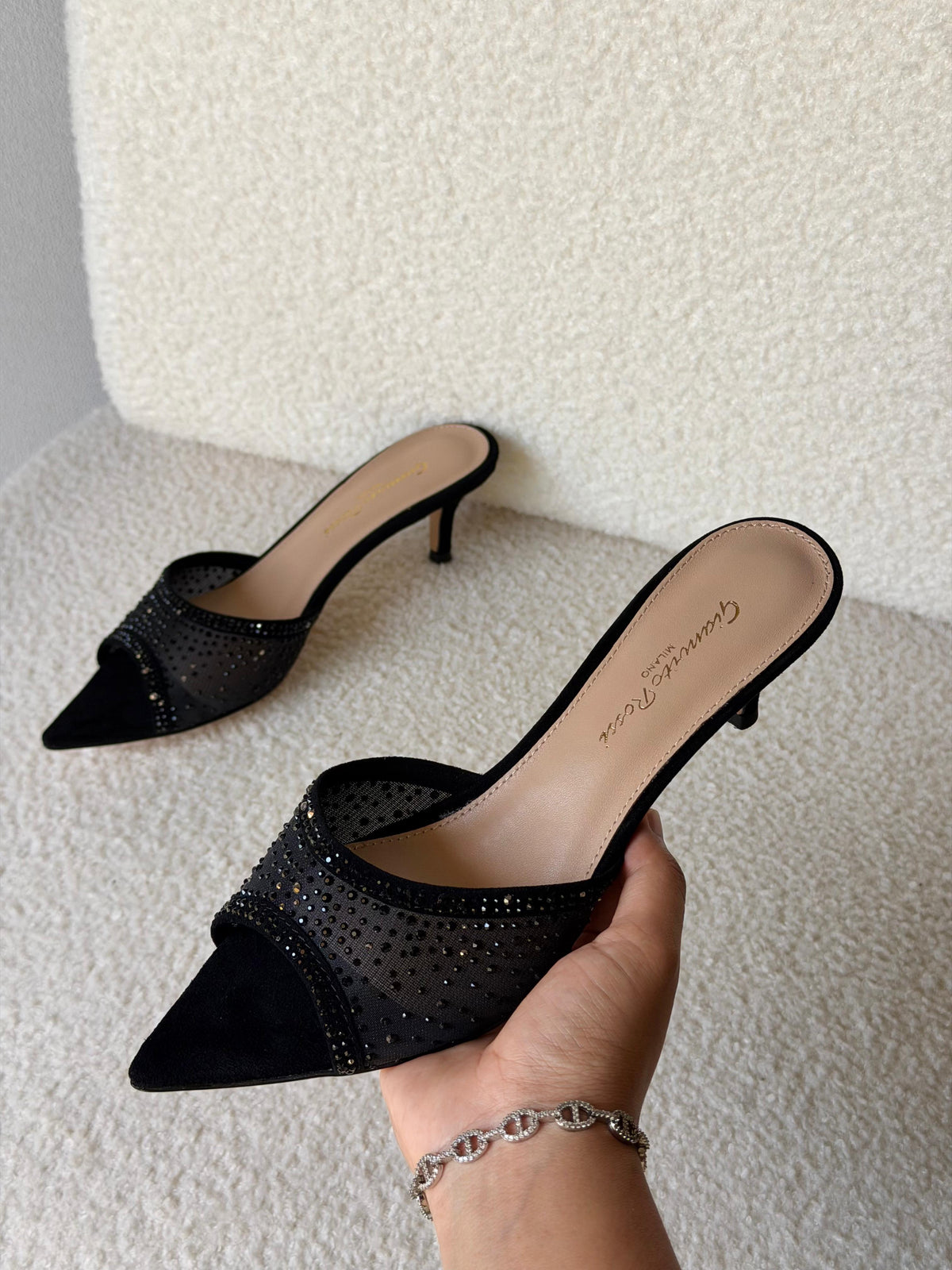 Gianvito Rossi Rania 55 Embellished Mules - 7