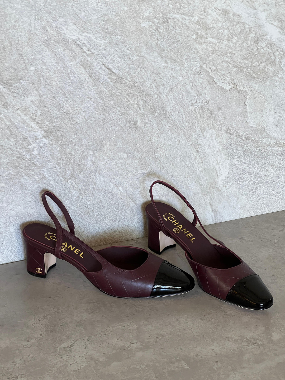 Chanel Slingback Sandals - 7