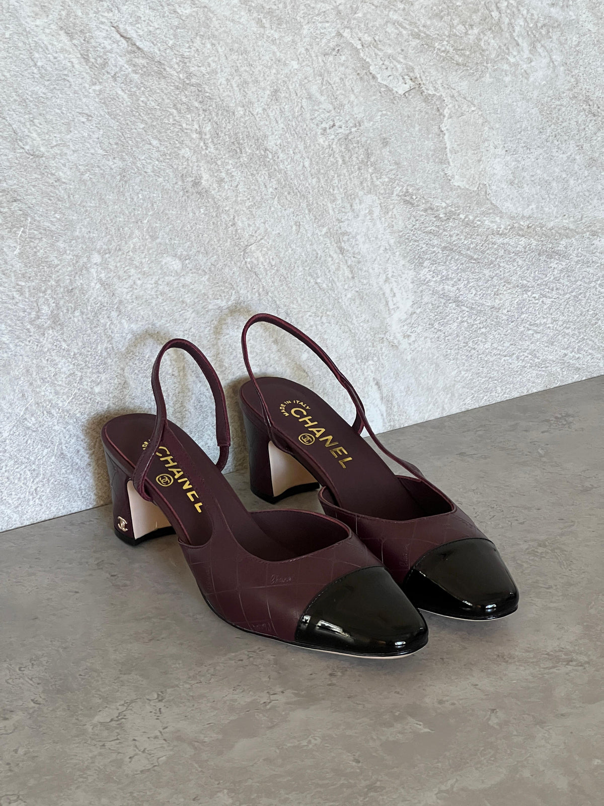 Chanel Slingback Sandals - 8
