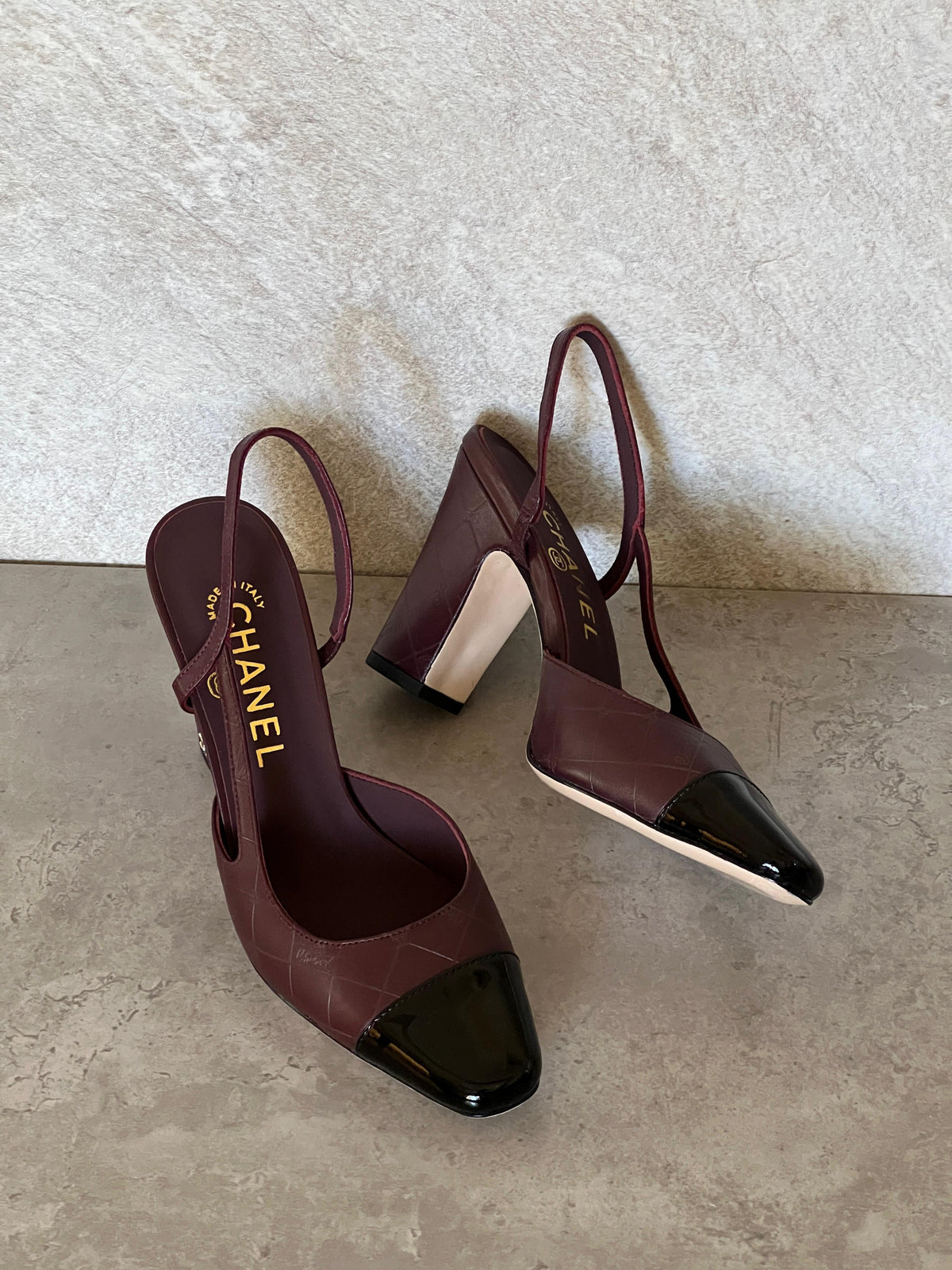 Chanel Slingback Heels