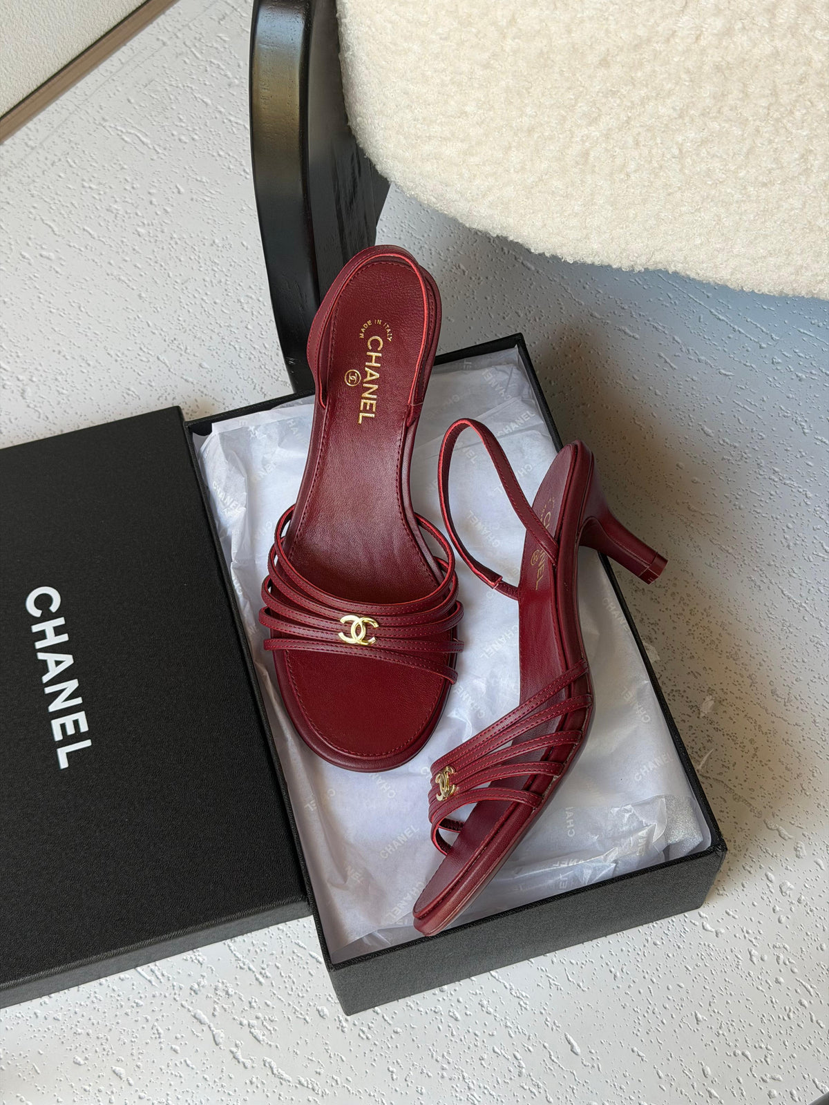 Chanel Sandals - Goatskin - 7