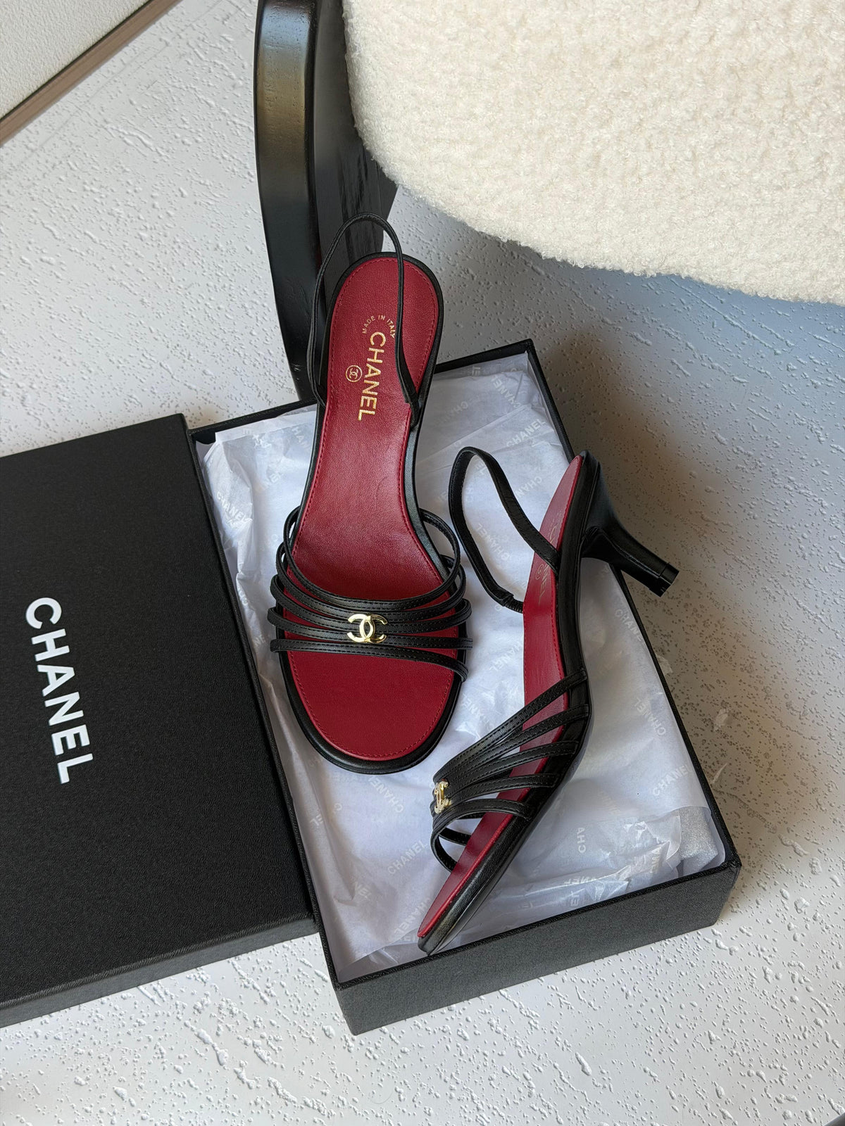 Chanel Sandals - Goatskin - 10