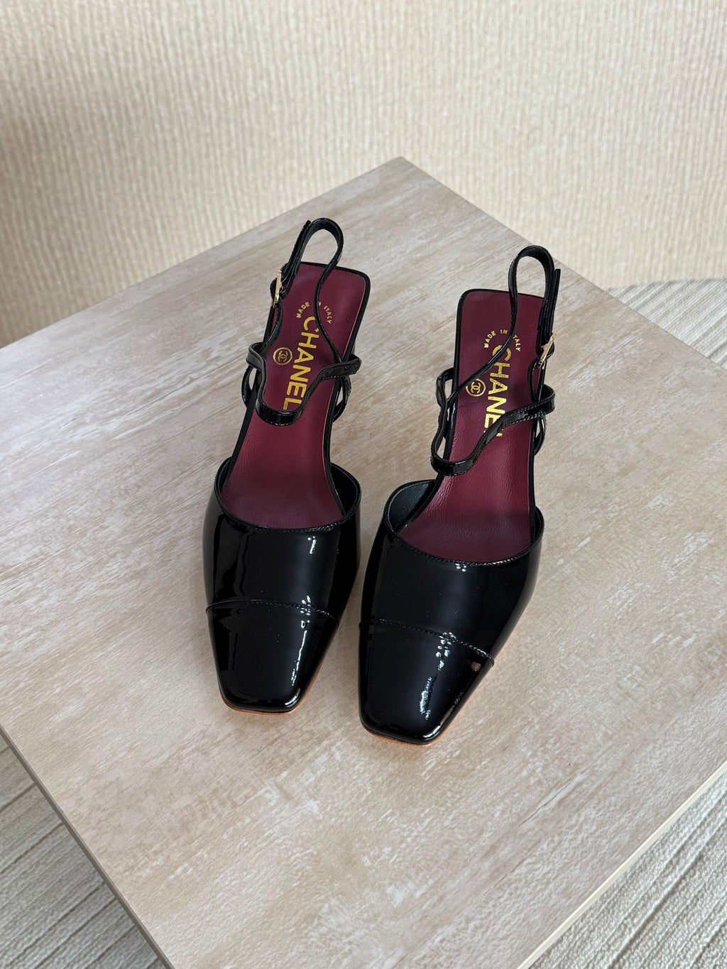 Slingbacks - Crocodile embossed calfskin - 4