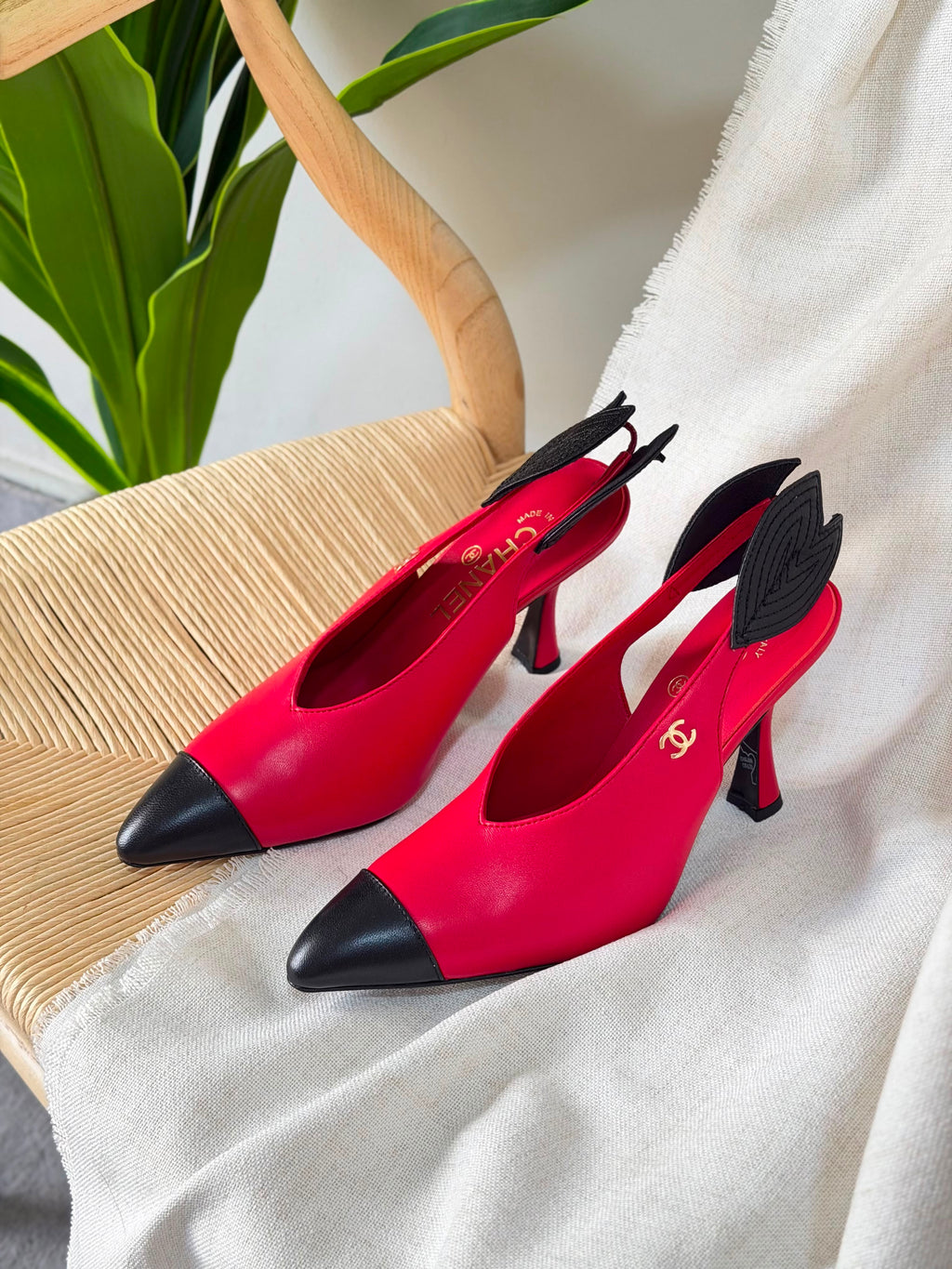 Chanel Slingbacks Lambskin 95mm Heel - 7