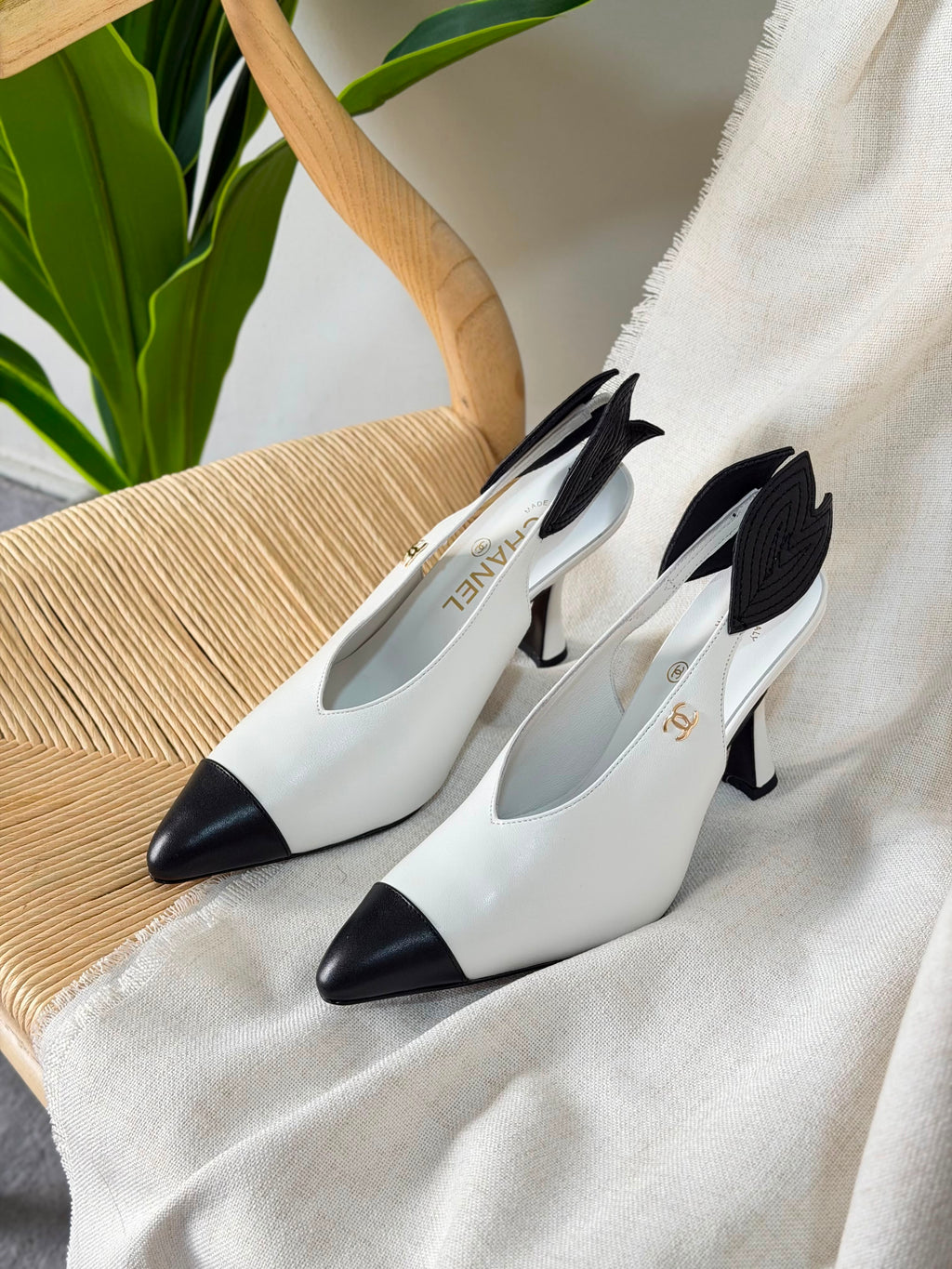 Chanel Slingbacks Lambskin 95mm Heel - 8