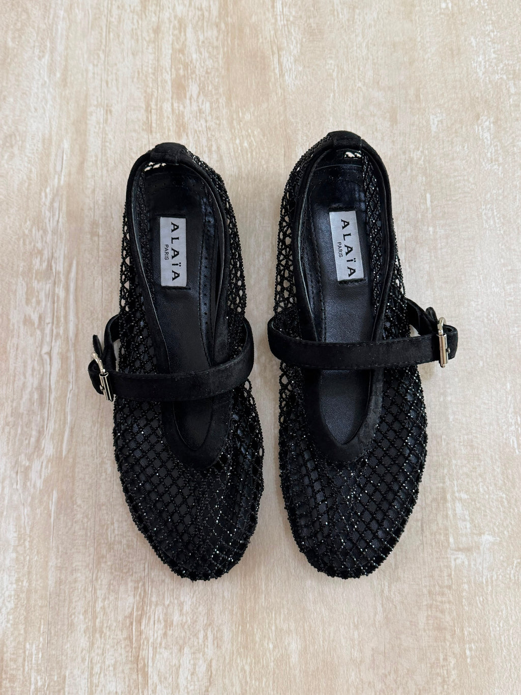 Alaïa Fishnet ballerinas - 6