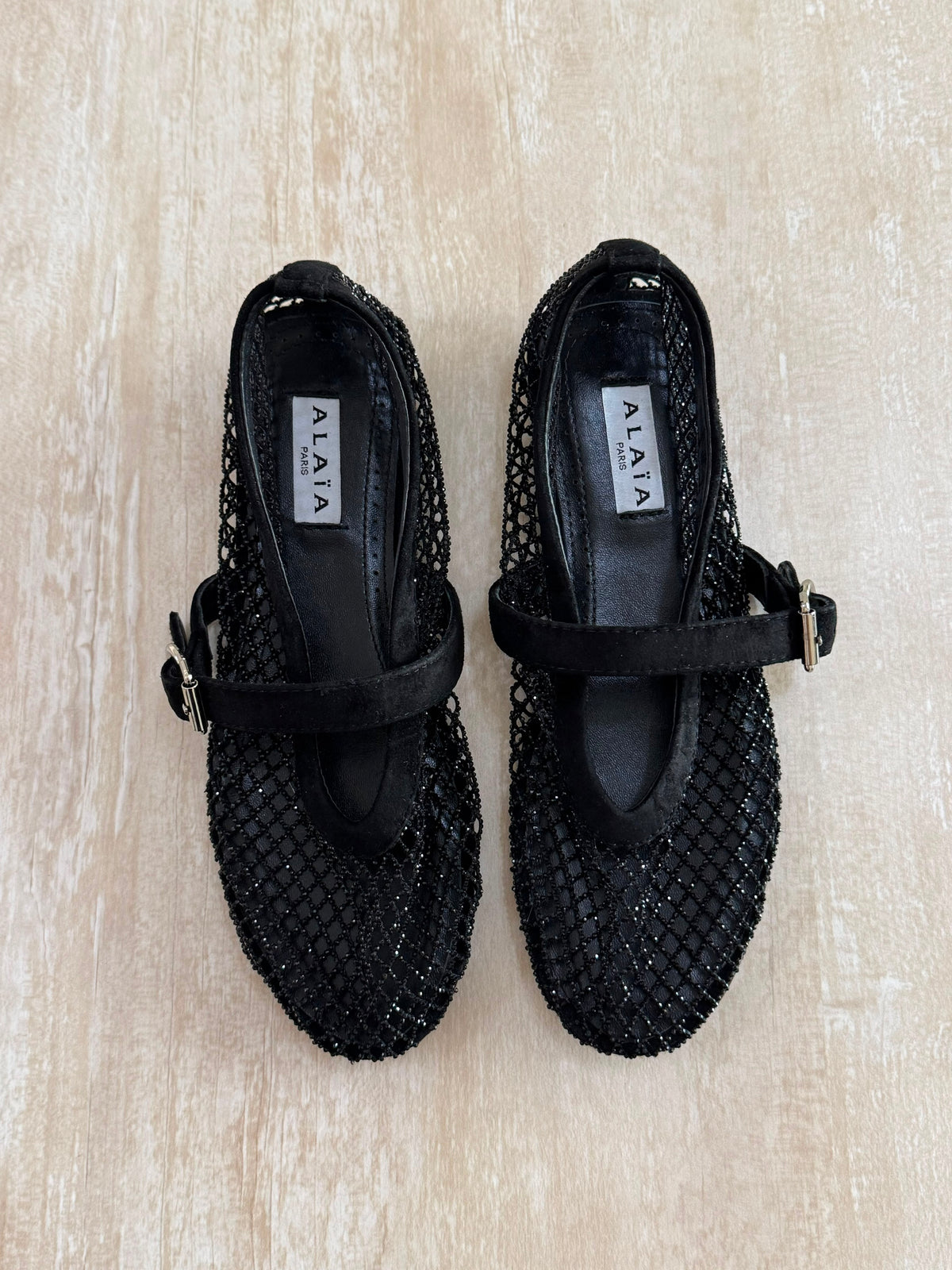 Alaïa Fishnet ballerinas - 6