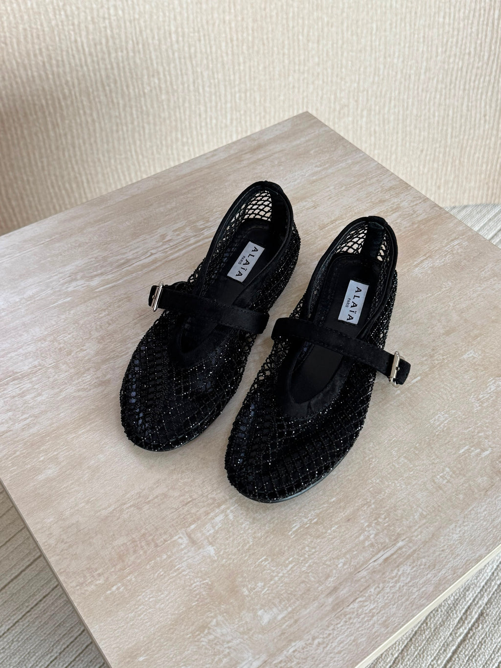 Alaïa Fishnet ballerinas - 7