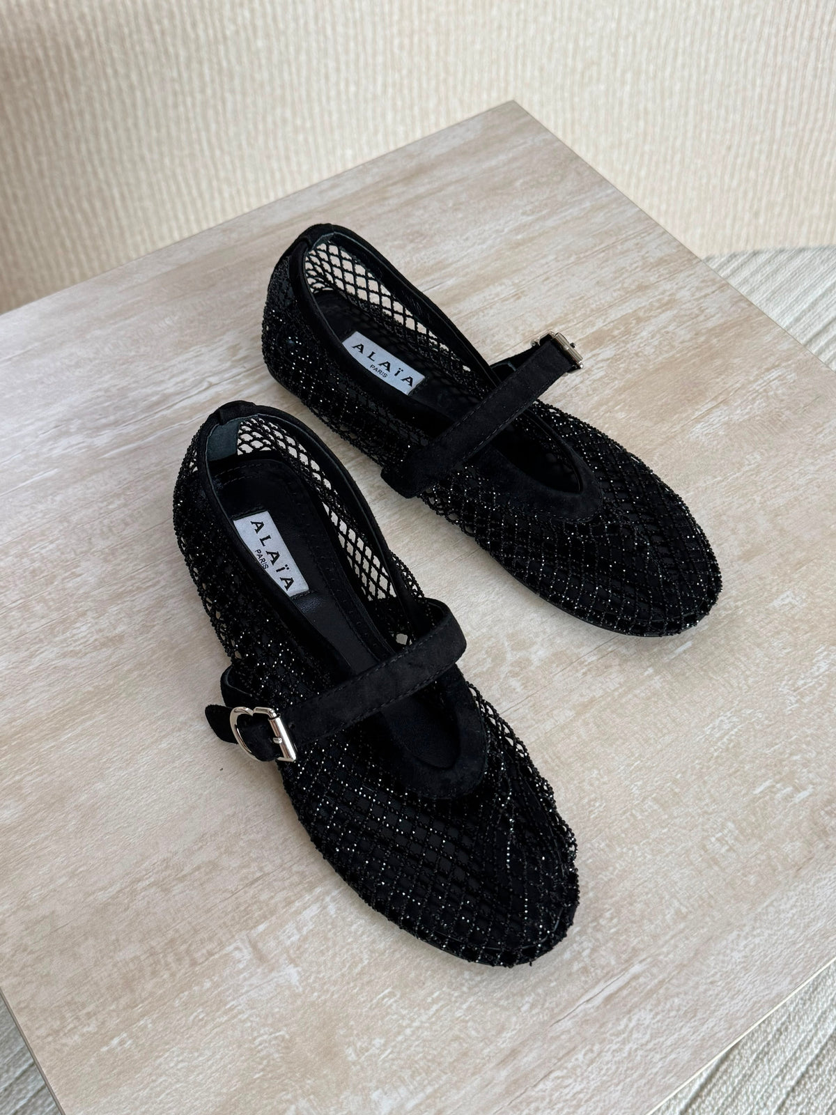 Alaïa Fishnet ballerinas - 3