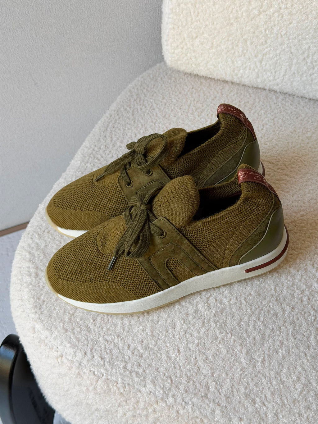 Loro Piana Grey 360 LP Lady Flexy Walk Sneakers