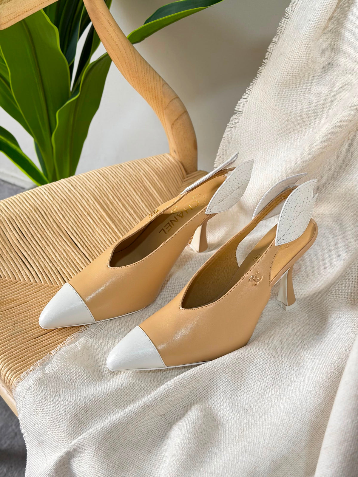 Chanel Slingbacks Lambskin 95mm Heel - 10